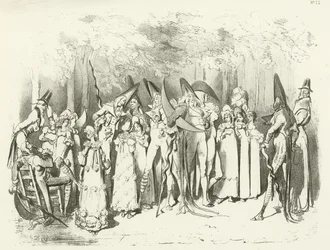 Modes sous le Directoire 1798. Les Incroyables