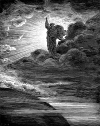 Dieu créant la lumière, 1866