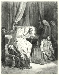 Mort de Don Quichotte (gravure)