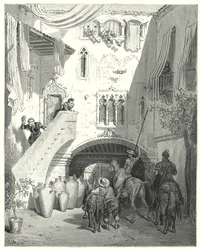 Don Quichotte de Gustave Doré : « Ô urnes tobosiennes ! qui éveillent en mon esprit les pensées du doux gage de mes plus amères douleurs ! »