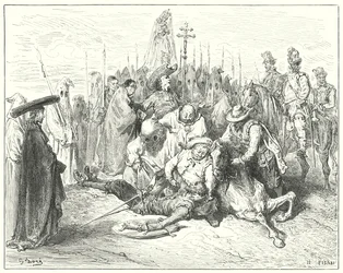 Don Quichotte de Gustave Doré : "Les accents lamentables de la voix de l