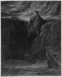 Illustration de Gustave Doré pour "Pantagruel" de François Rabelais. Années 1870