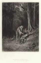 Illustration pour Vivien par Alfred Tennyson