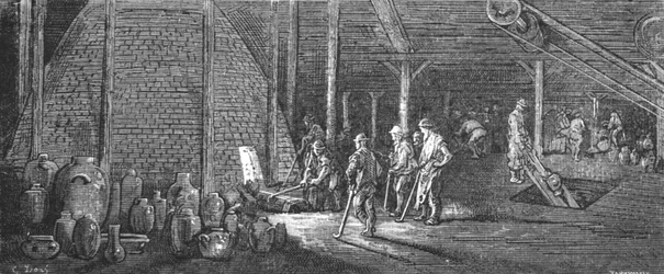 Les poteries de Lambeth, 1872