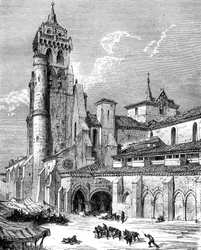 Monastère de las Huelgas, Burgos, Espagne, 19ème siècle