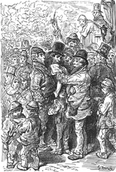 En dehors du ring, 1872