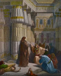 Pharaon appelant Moïse