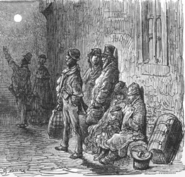 Provinciaux à la recherche de logements, 1872