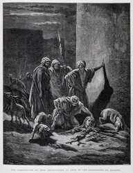 Restes de la reine Jézabel après qu