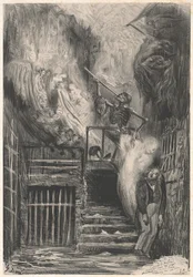 Rue de la Vieille lanterne [Le suicide de Gérard de Nerval]
