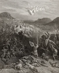 La Bataille de Nicée en 1097, illustration de 