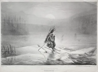 La glace brisée, souvenir de Norvège