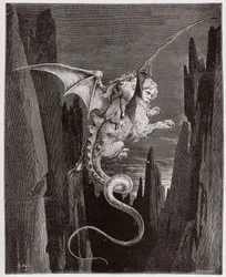 La Divine Comédie, Enfer, Chant 17 : La descente dans l