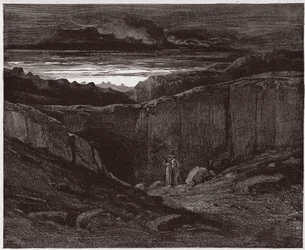 La Divine Comédie (La Divina Commedia, La Divine Comédie), Enfer, chant 3 : Virgile et Dante aux portes de l