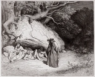 La Divine Comédie, Enfer, chant 4 : Les âmes innocentes dans les Limbes - de Dante Alighieri (1265-1321) - Illustration de Gustave Doré (1832-1883)