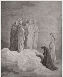La Divine Comédie, Paradiso, Chant 26 : Saint Jean examine Dante sur l
