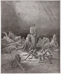La Divine Comédie, Purgatorio, chant 12 : Dante contemple l