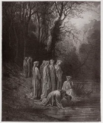 La Divine Comédie, Purgatorio, Chant 33 : Dante boit de l