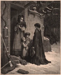 La Cigale et la Fourmi, illustration de la fable de Jean de La Fontaine