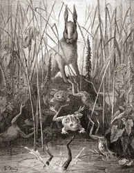 Le Lièvre et les Grenouilles, d
