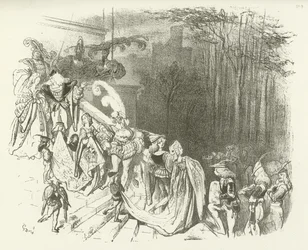 Les Seigneurs et Dames du Château. Début du XVIe siècle
