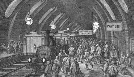 Le Train des ouvriers, 1872