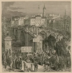 Circulation sur le pont de Londres