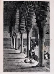 Vue du grand patio de l