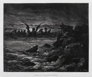 Vision du prophète Daniel, Illustration de la Bible de Doré
