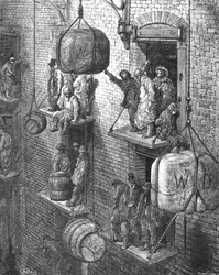 Entreposage en ville, 1872