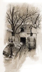 Entrée de cave à l