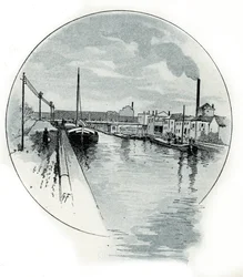 Vue du quai de l