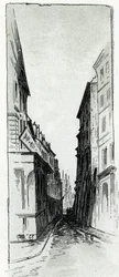 Vue de la rue de l