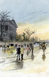 Vue du Palais Bourbon, siège de l