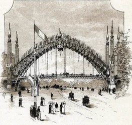 Vue de la passerelle du Pont de l