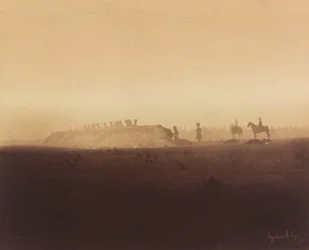 Manœuvres de cavalerie, Camp de Châlons, 1857
