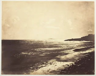 Méditerranée avec le mont Agde, 1857