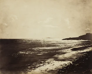 Méditerranée avec le mont Agde, 1857