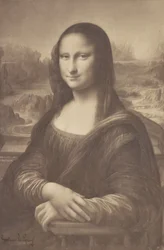 [Dessin de Millet de la Joconde]