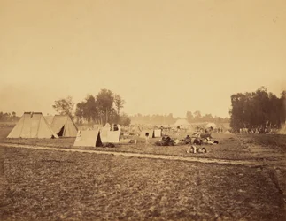 [Tentes et matériel militaire, Camp de Chalons]