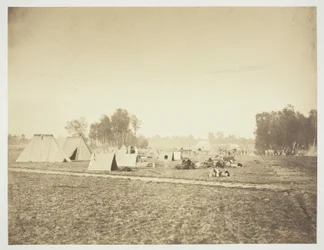 Tentes et équipement militaire, Camp de Châlons