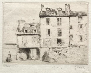 La rue Lacépède : la cour de l