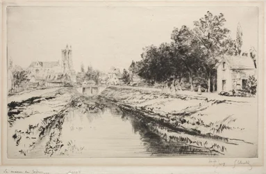 La guérite, Troyes, 1901