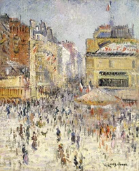 La Quatorze Juillet à Paris, la Rue de Clignancourt