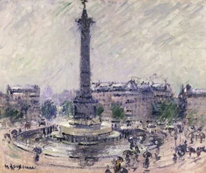 Paris, place de la Bastille, vers 1922