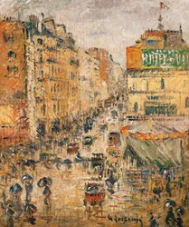 Rue de Clignancourt, Paris, vers 1924