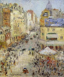 Le 14 juillet à Paris, rue de Clignancourt, 1925