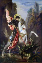 Français :  Saint-Georges et le dragon Saint George and the Dragon