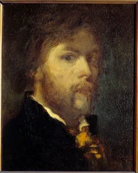 Autoportrait. Peinture de Gustave Moreau (1826-1898) 1850 Paris, Musée Gustave Moreau