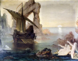 Ulysse et les sirènes de Gustave Moreau
